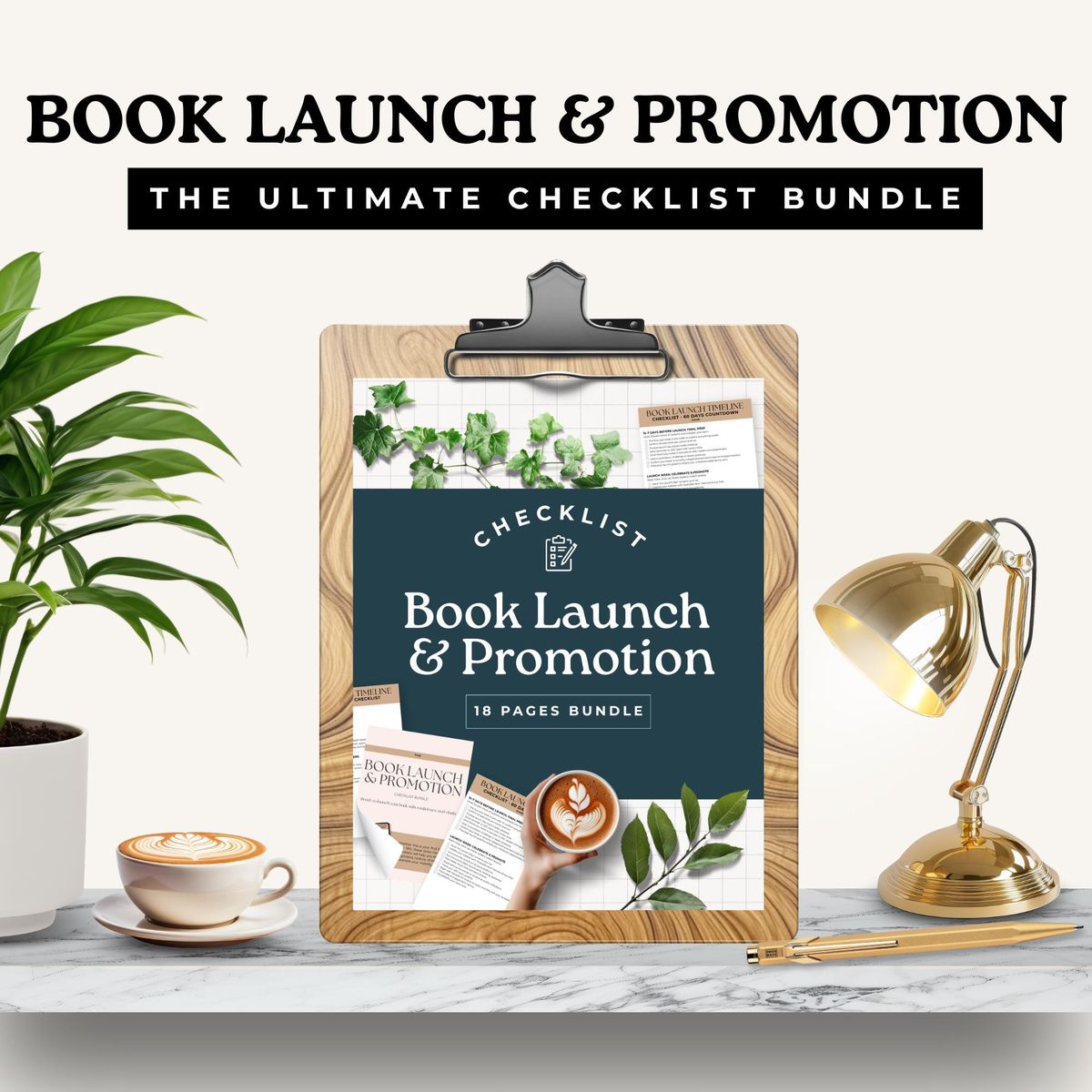 Book launch planning calendar and timeline
